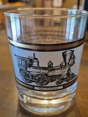 The General A Confederate Steam Locomotive Built 1855 High Ball Glass 12 Oz